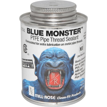 Blue Monster Mill Rose Blue Monster White Pipe Thread Sealant 8 oz 76003